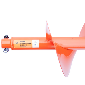 Шнек для каменистого, твердого и мерзлого грунта, однозаходный Drill Bit BURAN STRONGDRILL 250x800 (800мм), фото 3