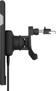 Комплект чехла и автомобильного беспроводного ЗУ XVIDA iPhone PLUS 7 Charging Car Kit Vent Mount черный, фото 2