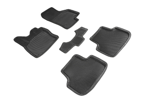 Коврики EVA 3D соты для Skoda Octavia A7/ A8 2013-2020 (черные, 95173)