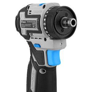 Дрель-шуруповерт аккумуляторная бесщеточная компактная DEKO Loner 12V PRO в кейсе со съёмным патроно, фото 9