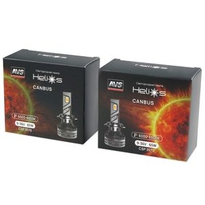Светодиодная автолампа AVS Helios H7/Н18, 9-36V, 65W, 2 шт., фото 6