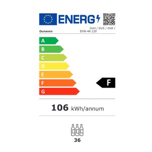 Винный шкаф Dunavox DVH-44.120DB.TO, фото 9