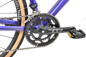 Велосипед Stark'23 Gravel 700.1 D фиолетовый/черный 22", фото 4