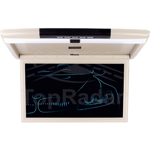 Автомобильный потолочный монитор 17.3" со встроенным Full HD медиаплеером ERGO ER17S (бежевый), фото 2