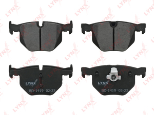 Колодки тормозные задние LYNXauto BD-1419. Для: BMW БМВ 5(E60/61) 2.0D-3.0 03-10/ 6(E63/ 64) 3.0 04>, фото 2