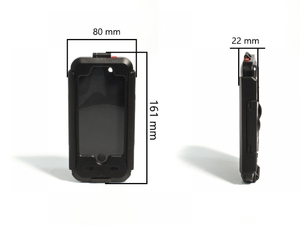 Водонепроницаемый чехол DRC5IPHONE (черный) для iPhone 5/5S/SE, фото 11