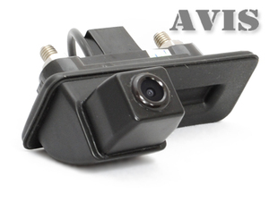 CCD штатная камера заднего вида AVEL AVS321CPR для SKODA FABIA/ OCTAVIA/ ROOMSTER/ SUPERB/ YETI (#123), интегрированная с ручкой багажника, фото 1