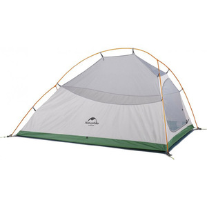 Палатка Naturehike Сloud up 2 210T NH17T001-T двухместная с ковриком, зеленая, фото 2