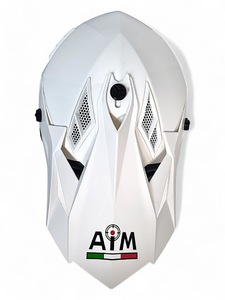 Шлем AiM RH855(Fiber Glass) White Glossy (M), фото 2