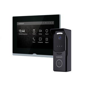 Комплект из IP-видеодомофона и IP-вызывной панели Novicam IMPULSE 7 IP WIFI KIT BLACK, фото 3