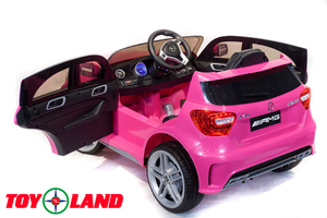 Детский автомобиль Toyland Mercedes Benz A45 Розовый, фото 5
