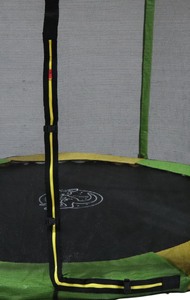 Батут каркасный Tech Team HOPSCOTCH 8FT желтый-зеленый / yellow-green, фото 5