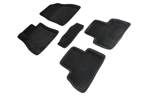 Коврики EVA 3D соты для Nissan Juke 2011-н.в. (черные, 95423)