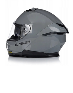 Мотошлем LS2 FF808 STREAM II Solid (серый глянцевый, NARDO GREY, 3XL), фото 2