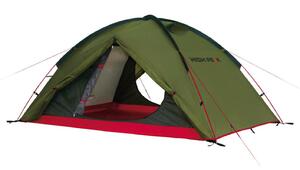 Палатка High Peak Woodpecker 3 зеленый/красный, 340х190х220, 10194