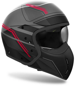 Шлем Airoh J110 SLIM Red Matt M (матовый), фото 5