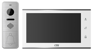 Комплект видеодомофона CTV-DP4705AHD (белый), фото 1