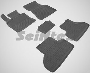Резиновые коврики с высоким бортом Seintex для BMW X5 F-15 2014-2018 / X6 F-16 2014-2020 н.в.