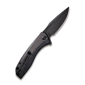 Складной нож CIVIVI Baklash 9Cr18MoV Steel Black Stonewashed Handle G10 Black Carbon, фото 2