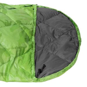 Спальный мешок пуховый 210х72см (t-5C) зеленый (PR-SB-210x72-G) PR, фото 5