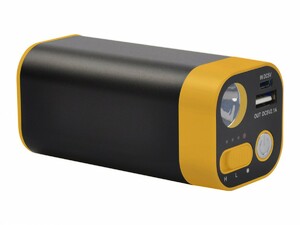 3-в-1 - AceCamp Внешний аккумулятор на 8800 мА⋅ч. с фонарём и ручной грелкой. Чёрный/жёлтый, 3196, фото 3