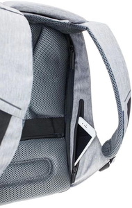 Рюкзак для ноутбука до 14 дюймов XD Design Bobby Compact, серый/бирюзовый, фото 7
