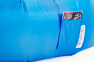 Надувной диван БИВАН Классический, цвет голубой, фото 5