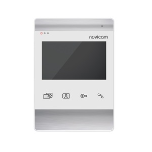 HD видеодомофон 4.3" с поддержкой карты памяти MAGIC 4 HD WHITE Novicam v.4851, фото 2