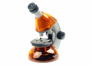 Микроскоп Микромед «Атом» 40–640x, апельсин