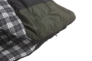 Спальный мешок INDIANA Vermont Extreme L-zip от -27 °C (одеяло с подголовником, фланель, 195+35X85 см), фото 3