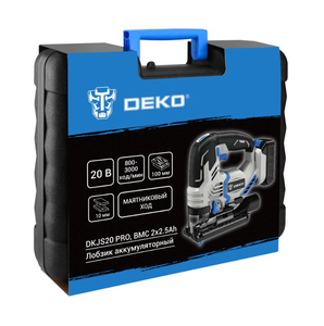 Лобзик аккумуляторный DEKO DKJS20 PRO в кейсе, 20В 2x2.5Ач, фото 5