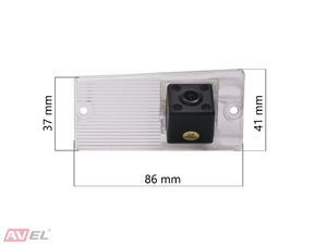 CMOS ИК штатная камера заднего вида AVEL Electronics AVS315CPR (#037) для HYUNDAI H1 (STAREX) / KIA SPORTAGE II (2005-2010) / CARNIVAL