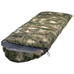 Спальный мешок TRAVELLER camo L-zip от -12 С (с подголовником 230x90см)
