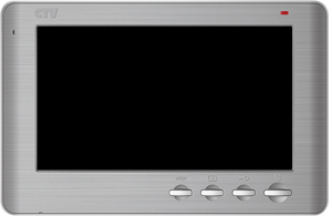 Цветной монитор видеодомофона CTV-M1704 SE (серебристый металлик), фото 1