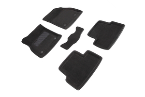 Ворсовые 3D коврики в салон Seintex для Chevrolet Cruze 2009-2015 (черные), фото 1