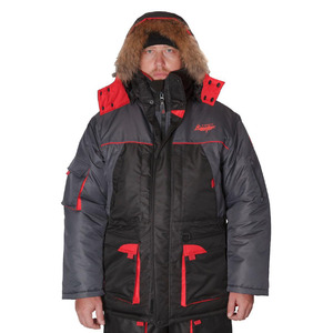 Костюм рыболовный зимний Canadian Camper SIBERIA (куртка+брюки) цвет black, XXL, фото 6