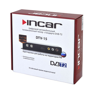 Автомобильный цифровой ТВ-тюнер Incar DTV-15, фото 3