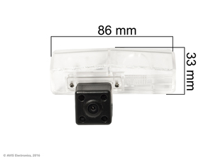 CMOS ИК штатная камера заднего вида AVEL Electronics AVS315CPR (#040) для LEXUS CT 200H / TOYOTA RAV IV (2012 - ...), фото 2