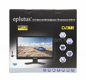 Телевизор с цифровым тюнером DVB-T2 15.4" Eplutus EP-158T, фото 8