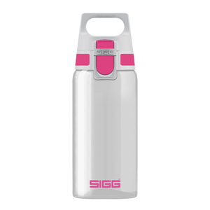 Бутылка Sigg Total Clear One (0,5 литра), серо-розовая, фото 1