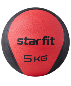 Медбол высокой плотности Starfit GB-702, 5 кг, красный, фото 1