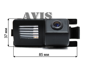 CCD штатная камера заднего вида с динамической разметкой AVEL Electronics AVS326CPR (#062) для NISSAN GT-R / TIIDA HATCHBACK / 350Z / INFINITI G35 / G37, фото 2