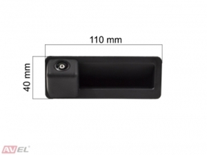 CCD HD штатная камера заднего вида AVS327CPR (#009) для автомобилей BMW, фото 2