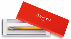 Carandache Office 849 Fluo - Оранжевый флуоресцентный, перьевая ручка, F, подарочная коробка, фото 2