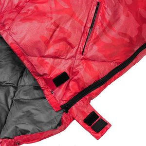 Спальный мешок пуховый 210х72см (t-5C) красный (PR-SB-210x72-R) PR, фото 6