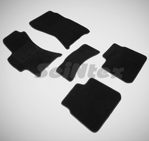 Ворсовые LUX коврики в салон Seintex для Subaru Outback IV 2009-2014 (черные, 85231), фото 1