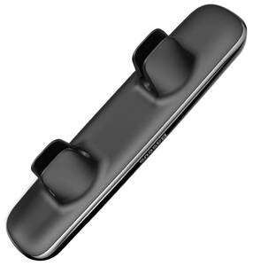 Магнитный держатель на 2 смартфона Baseus Double clip Mount Horizont. type (SUHS-DP01) black, фото 3