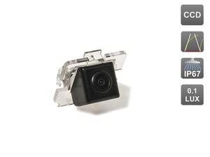 CCD штатная камера заднего вида с динамической разметкой AVEL Electronics AVS326CPR (#060) для CITROEN C-CROSSER/ MITSUBISHI OUTLANDER II XL (2006-2012) / OUTLANDER III (2012-...) / LANCER X HATCHBACK/ PEUGEOT 4007, фото 1