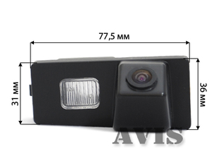 CCD штатная камера заднего вида AVEL AVS321CPR для SSANGYONG REXTON/KYRON/ACTYON SPORTS (#078), фото 2