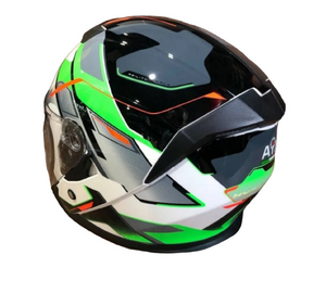 Шлем AiM JK526 Fluo-Green/White/Black XS, фото 4